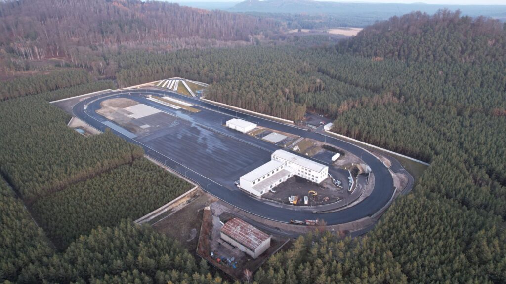 Aurel polygon z dronu